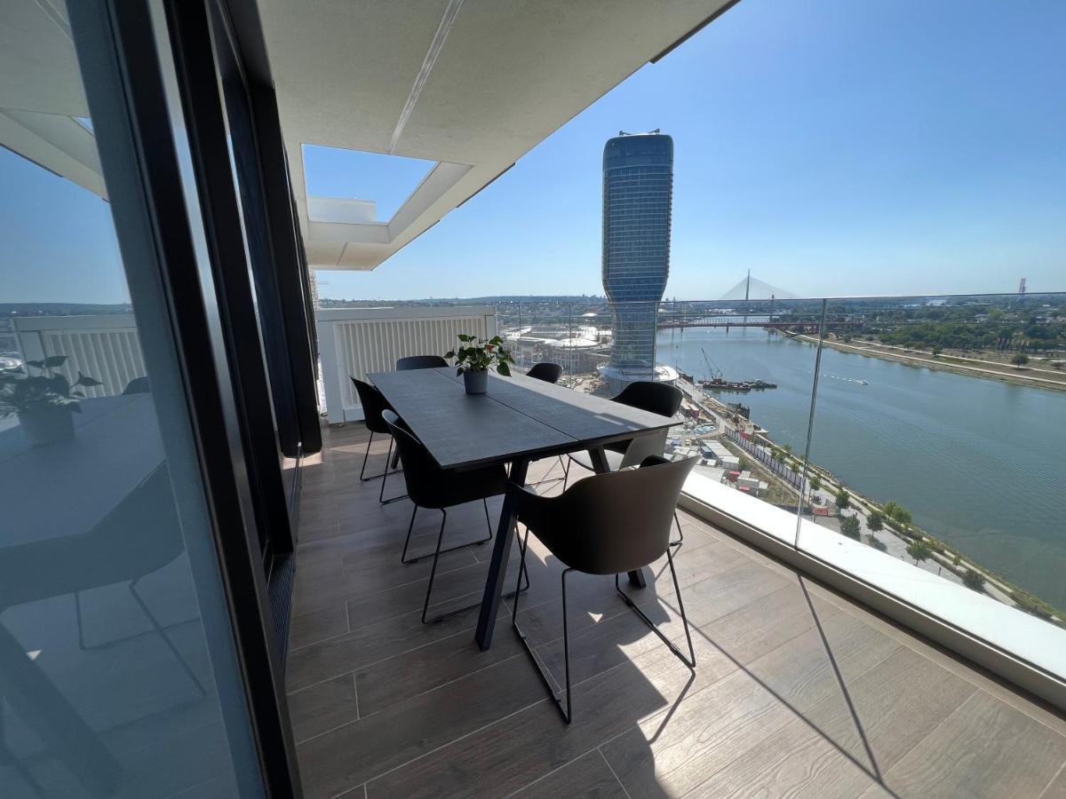 BW Terrace Top Floor Apartments With River View & Self Check-In Belgrád Kültér fotó
