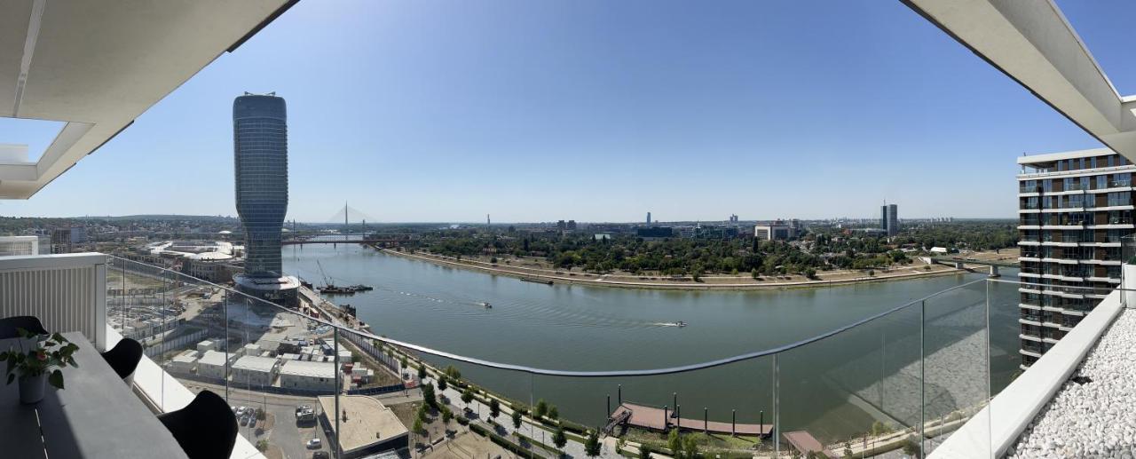 BW Terrace Top Floor Apartments With River View & Self Check-In Belgrád Kültér fotó