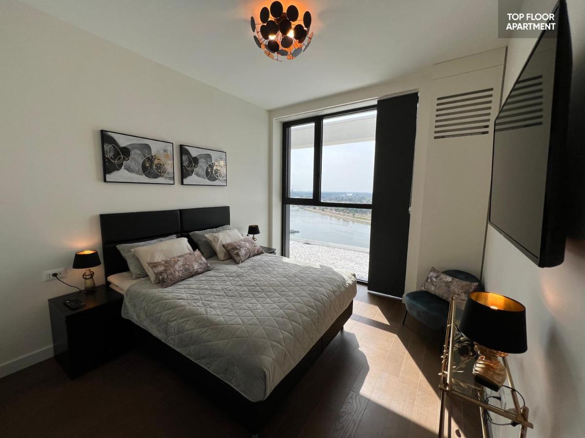 BW Terrace Top Floor Apartments With River View & Self Check-In Belgrád Kültér fotó