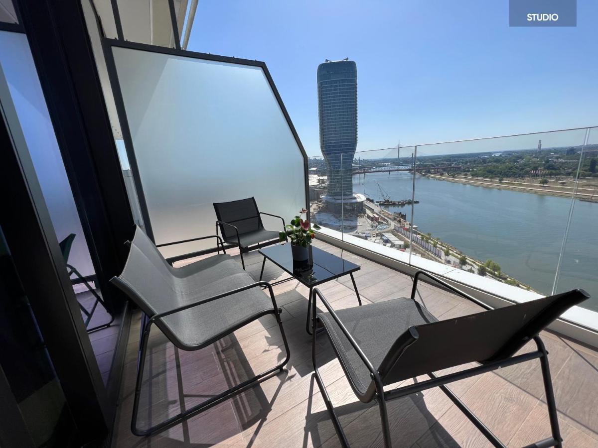 BW Terrace Top Floor Apartments With River View & Self Check-In Belgrád Kültér fotó