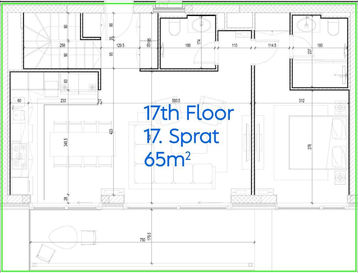 BW Terrace Top Floor Apartments With River View & Self Check-In Belgrád Kültér fotó